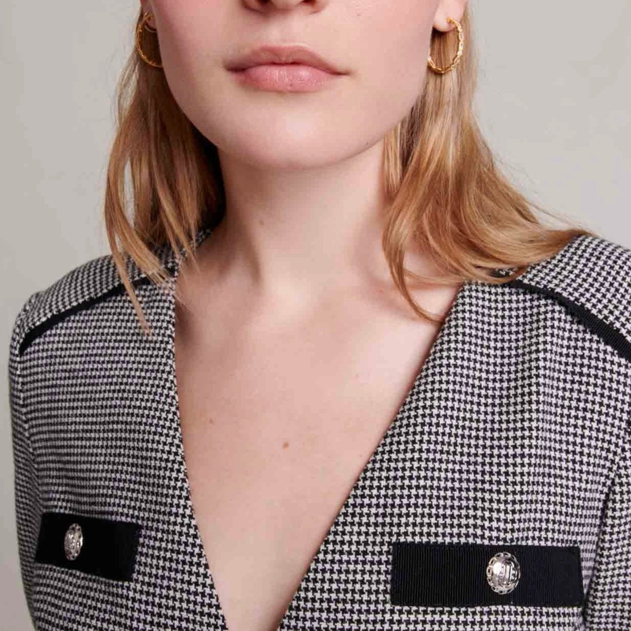 Vestido - Negro y Blanco