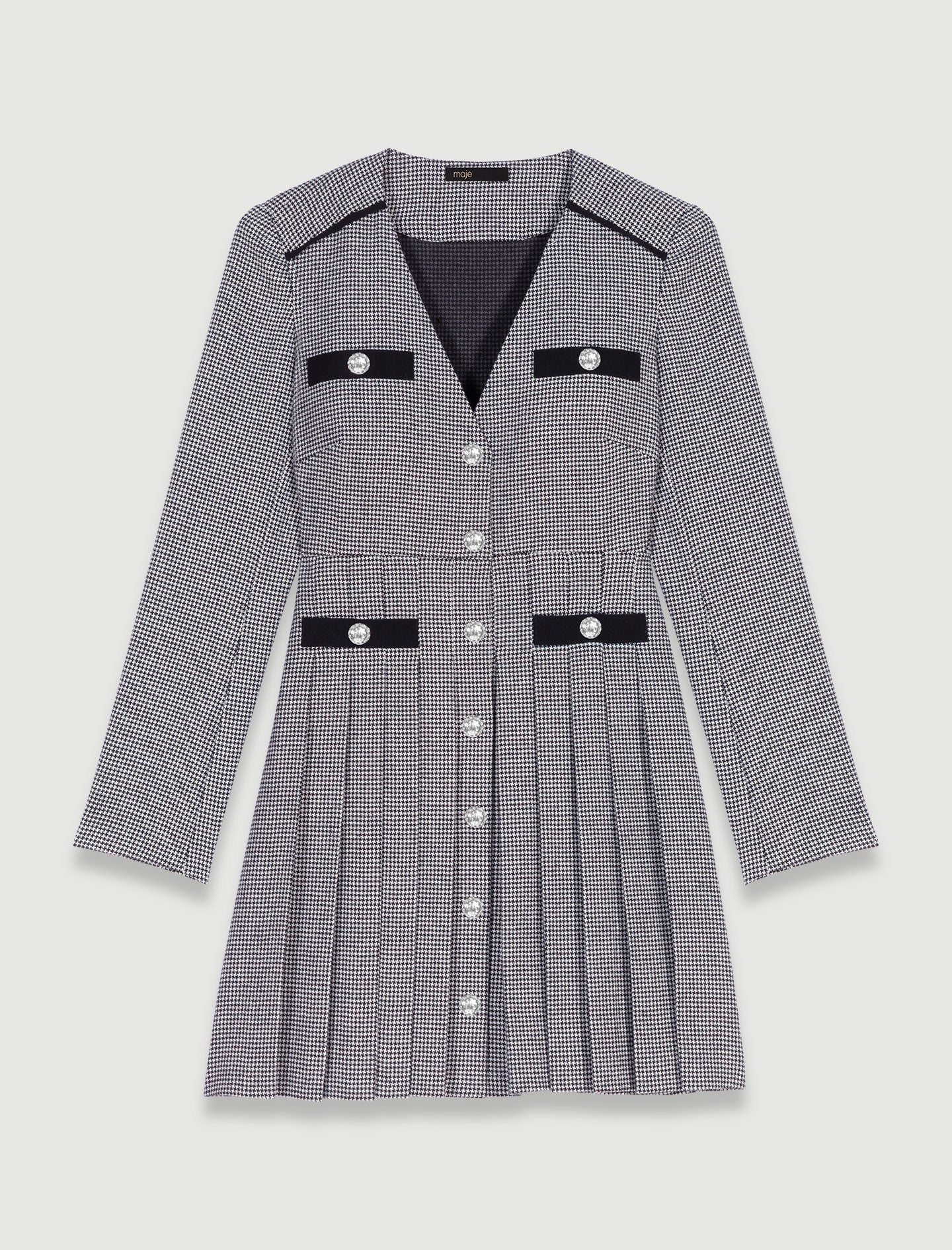 Vestido - Negro y Blanco