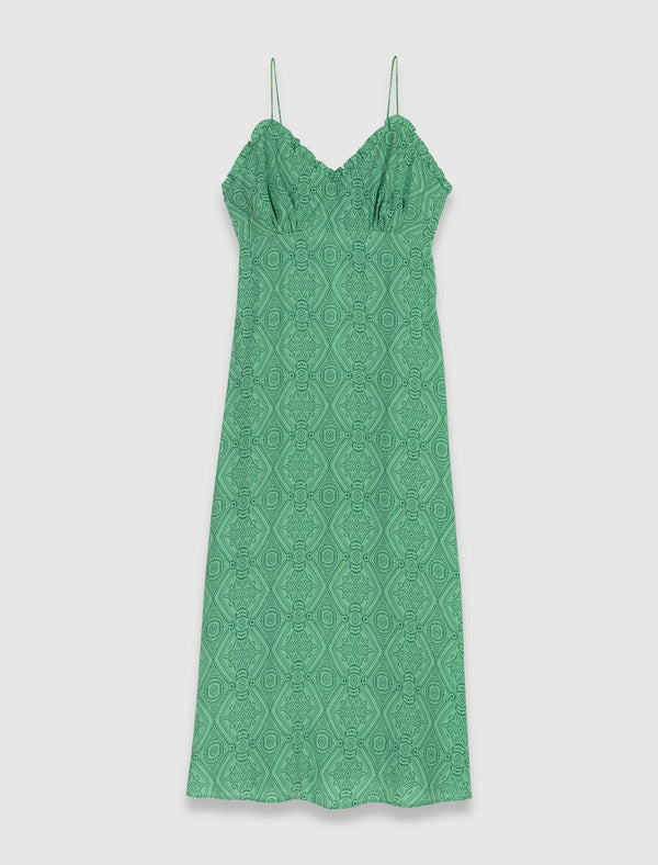 Maje - Razaro Dress - Ethnic Green