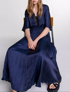 Rachelace Dress - Navy/Black