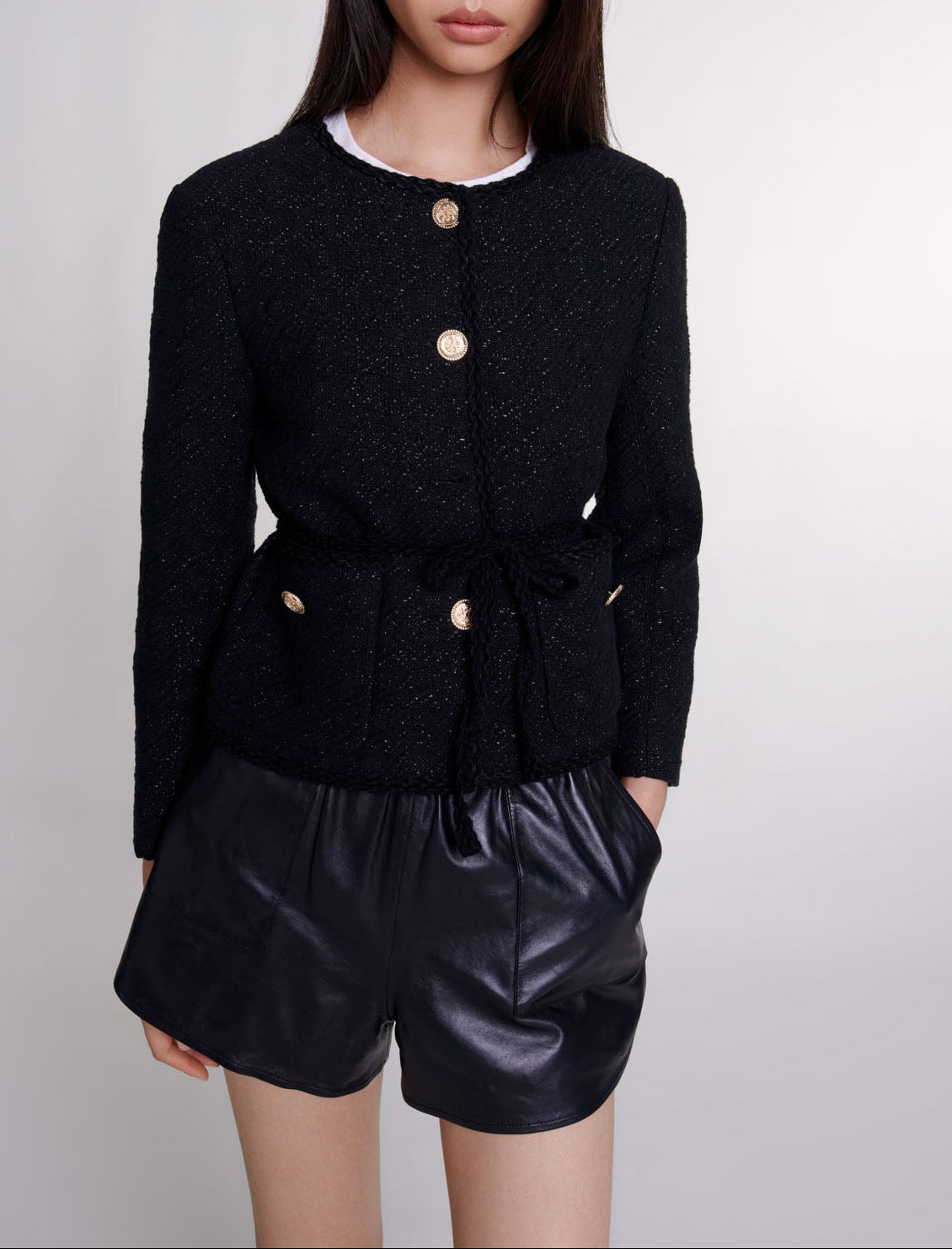 Blazer Violette - Negro