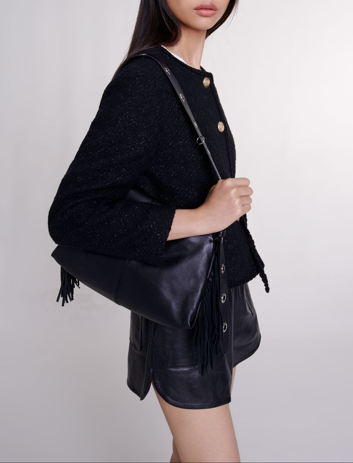 Blazer Violette - Negro