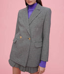 Maje - Veste Vitelane - Noir Et Blanc