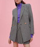 Maje - Veste Vitelane - Noir Et Blanc