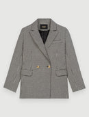 Maje - Veste Vitelane - Noir Et Blanc