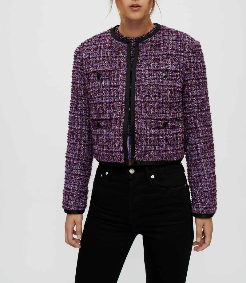 Maje - Chaqueta Vifeld - Morado