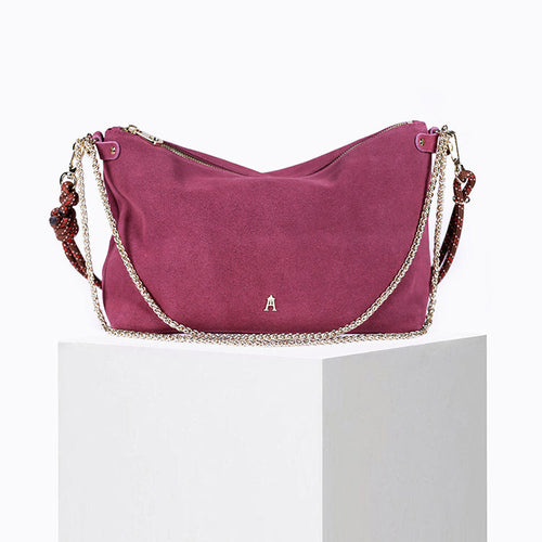 Sac Mallow Daim Cerise