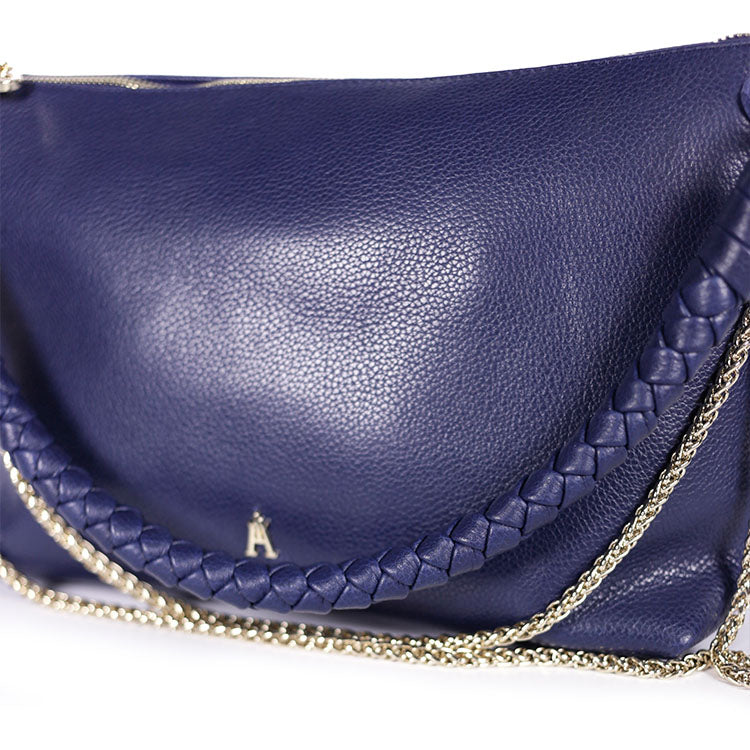 Sac Mallow Twist Grainé Marine