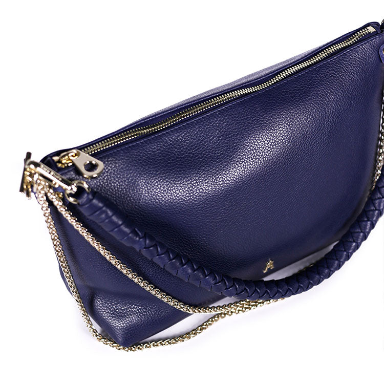 Sac Mallow Twist Grainé Marine
