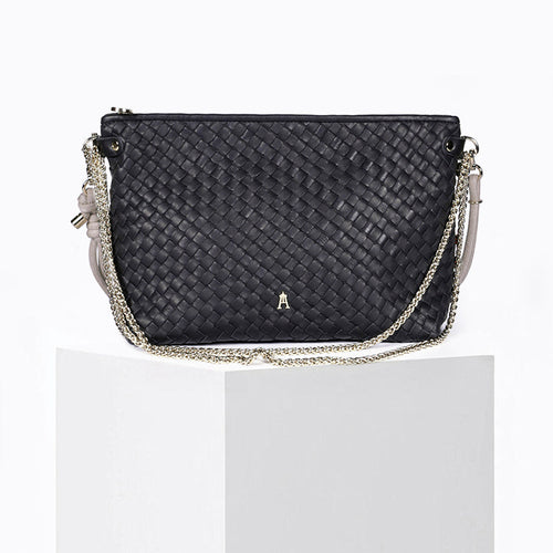 Sac Mallow Tressé Noir