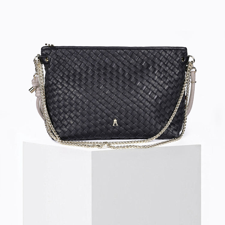 Sac Mallow Tressé Noir