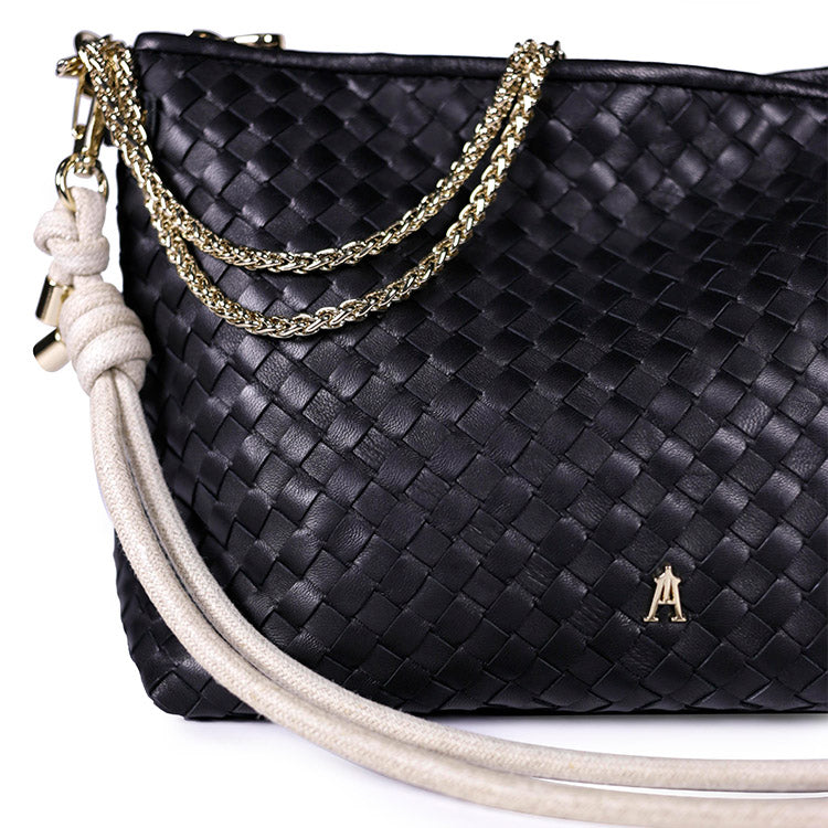 Sac Mallow Tressé Noir
