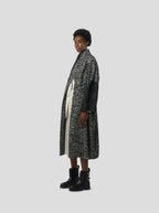 Manteau Eren In Speckled Grandfather-Style Wool