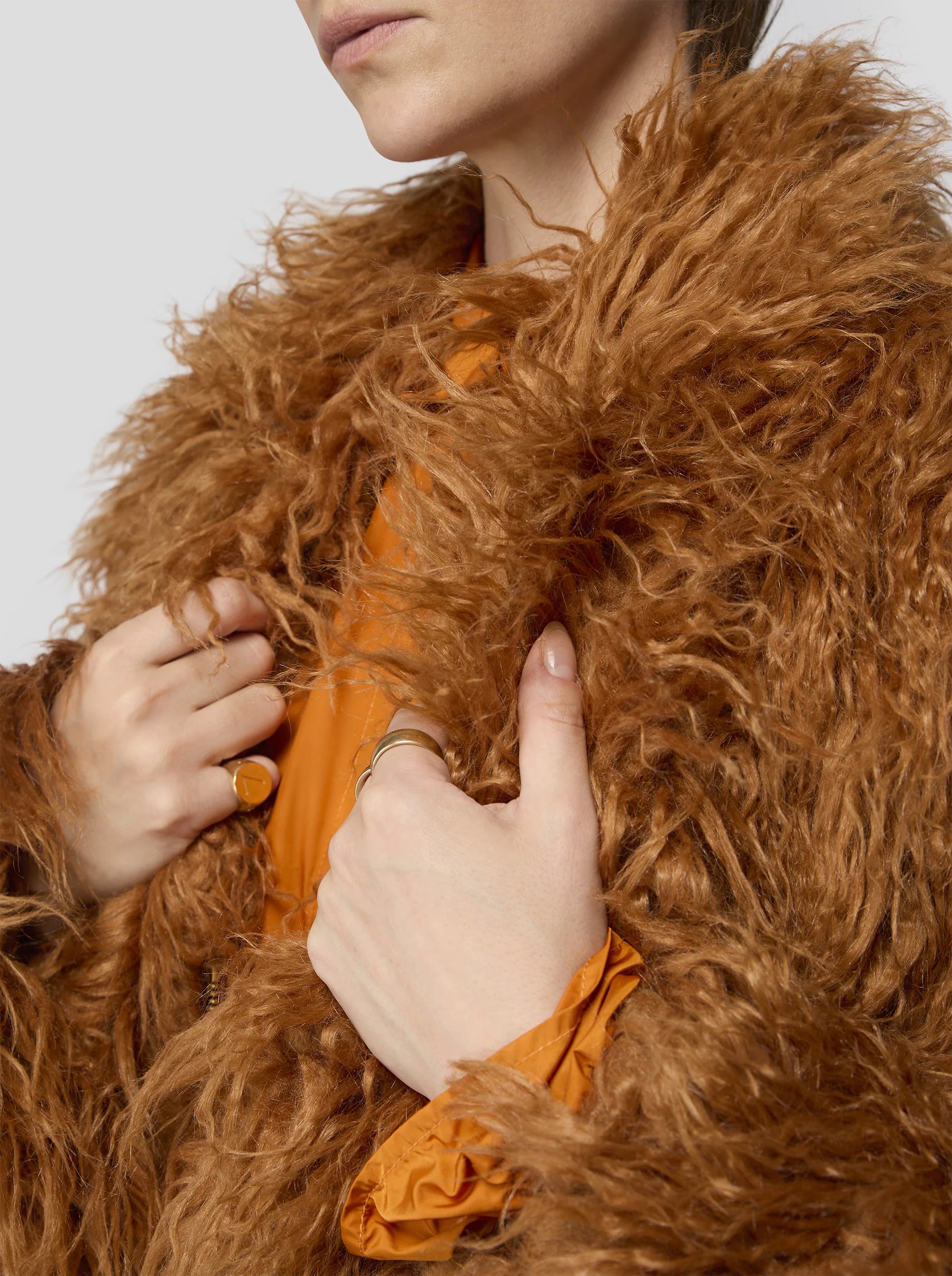 Manteau Eren In Fire Grizzly Fur