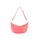 Smile - Sac Porté Croisé Shoulder Bag Marie Martens Rose pivoine en cuir lisse - Zip rose pivoine 