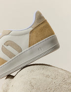 Baskets Basses Marilou - Beige Blanc - Femme