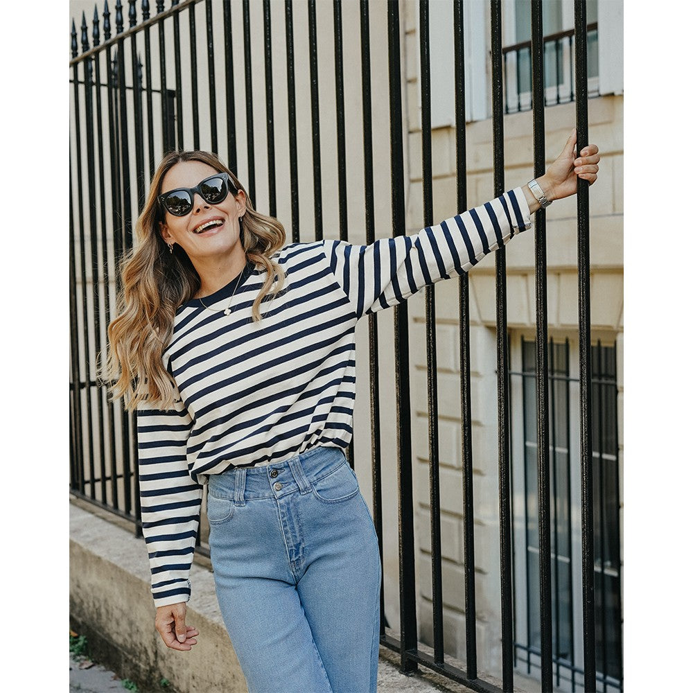 Marinière Rochelle - Ecru/Navy