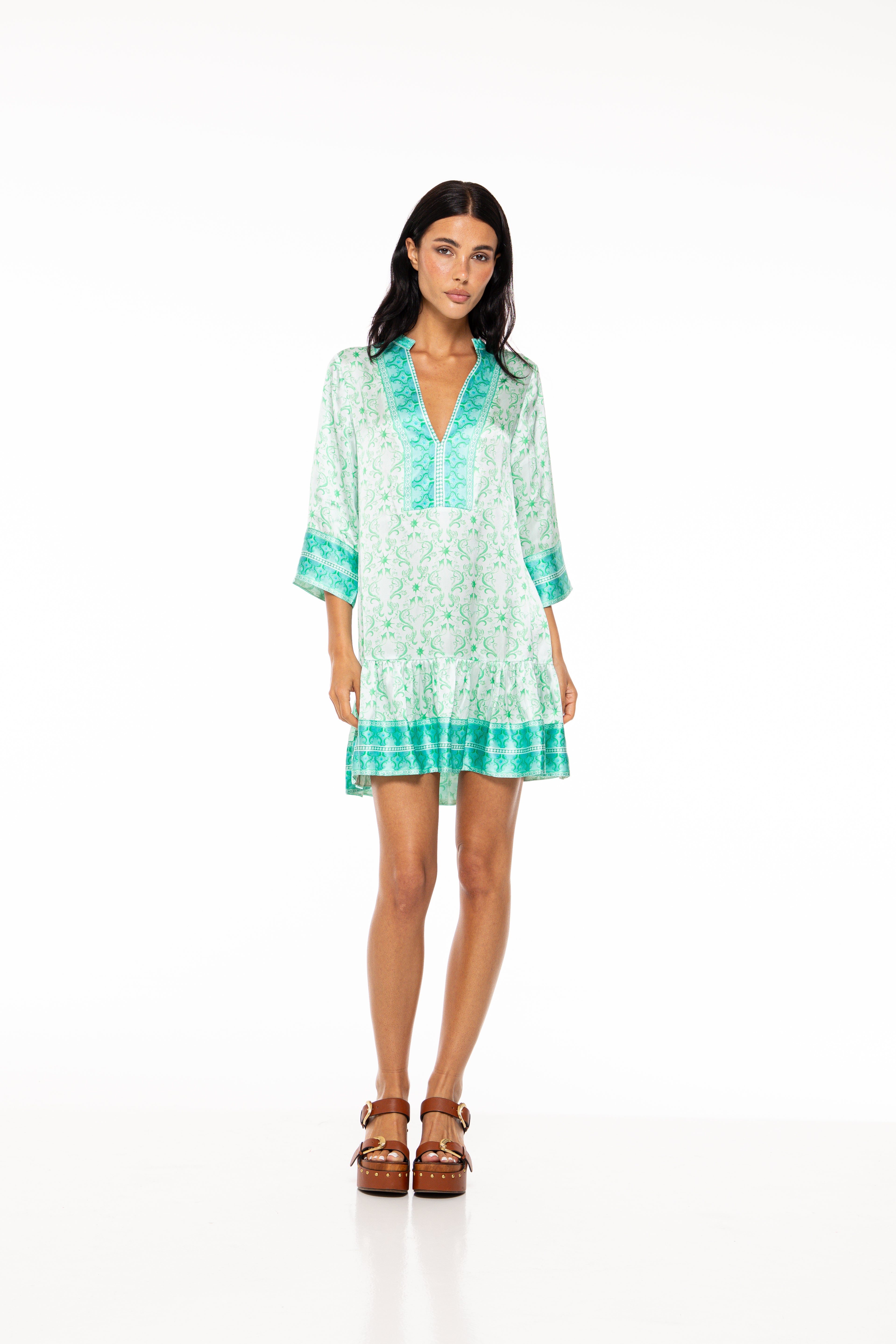 Bianca Dress - Almond