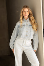 Scarlett Jeans - Blue Rhinestones