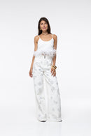 Jeans Lara - Paisley Blanc