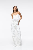 Jeans Lara - Paisley Blanc
