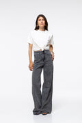 Lara Jeans - Grey Diamanté