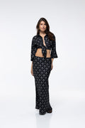 Talia Skirt - Black Peacock