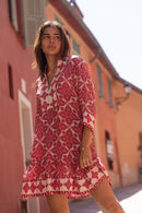 Robe Bianca - Red Lotus