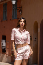 Joe Shorts - Pink Vichy