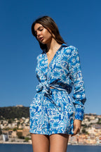 Camisa Amber - Bleu Aztec
