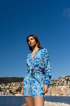 Chemise Amber - Bleu Aztec