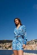 Chemise Amber - Bleu Aztec