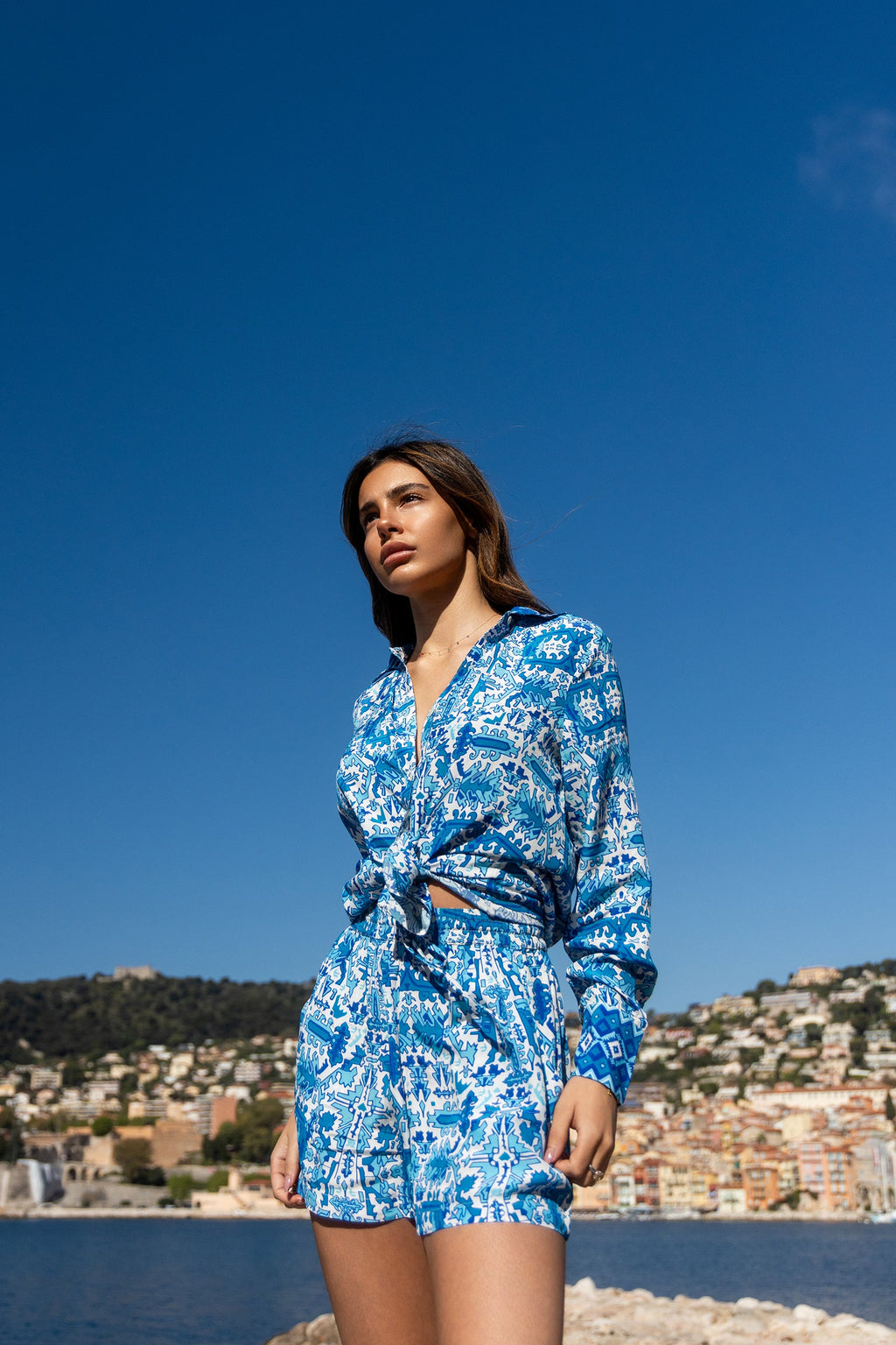 Camisa Amber - Bleu Aztec