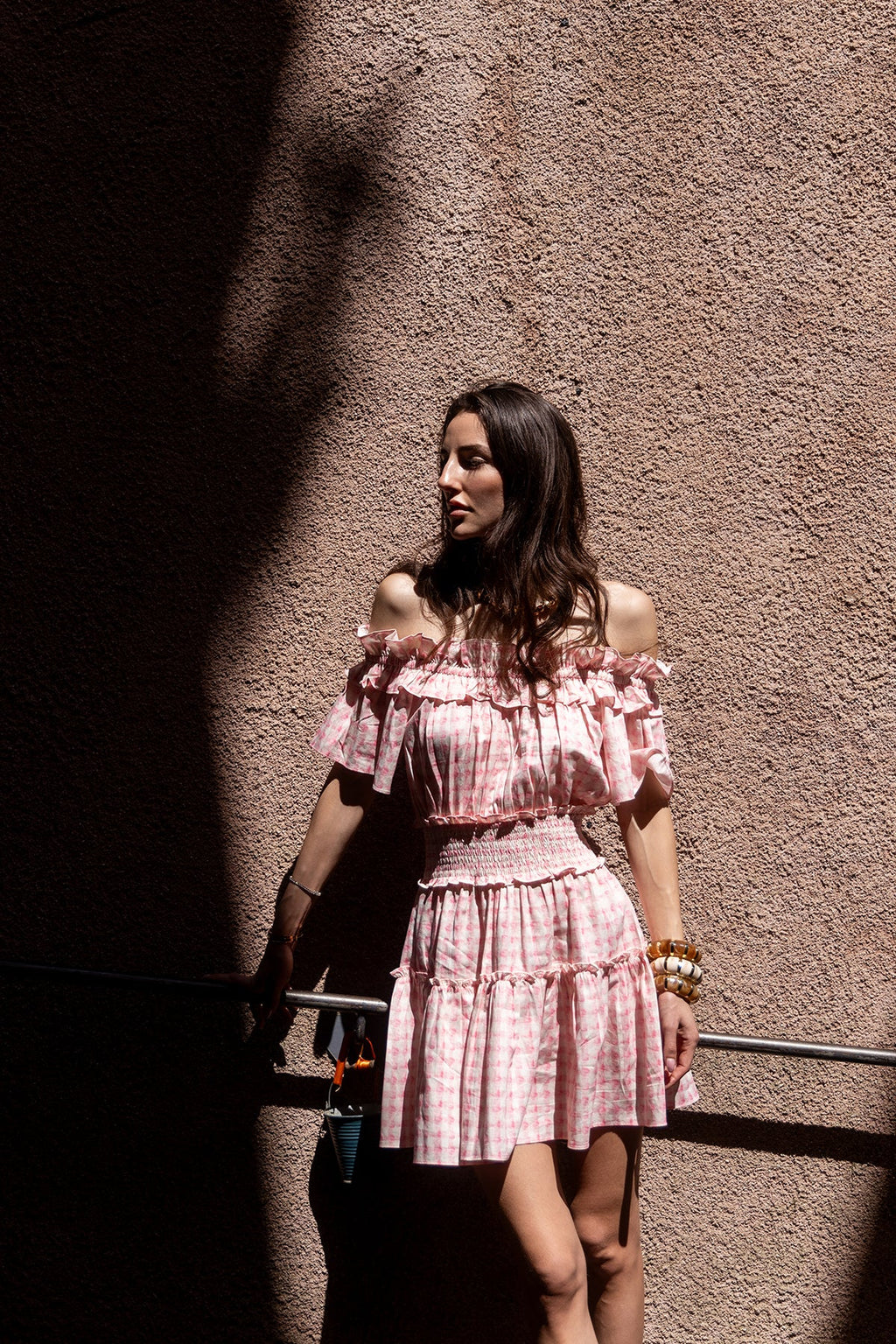 Virginia Dress - Pink Vichy