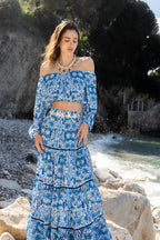 Falda Marine - Bleu Aztec