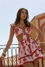 Paulina Skirt - Red Topaz