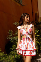 Paulina Skirt - Red Topaz