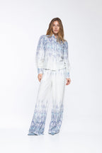 Cassandra Trousers - Persian Blue