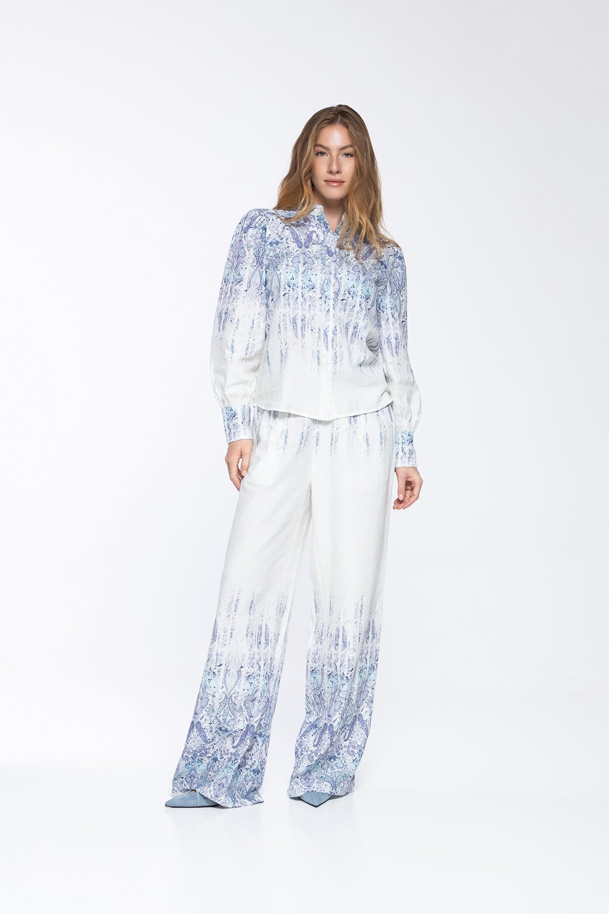 Cassandra Trousers - Persian Blue