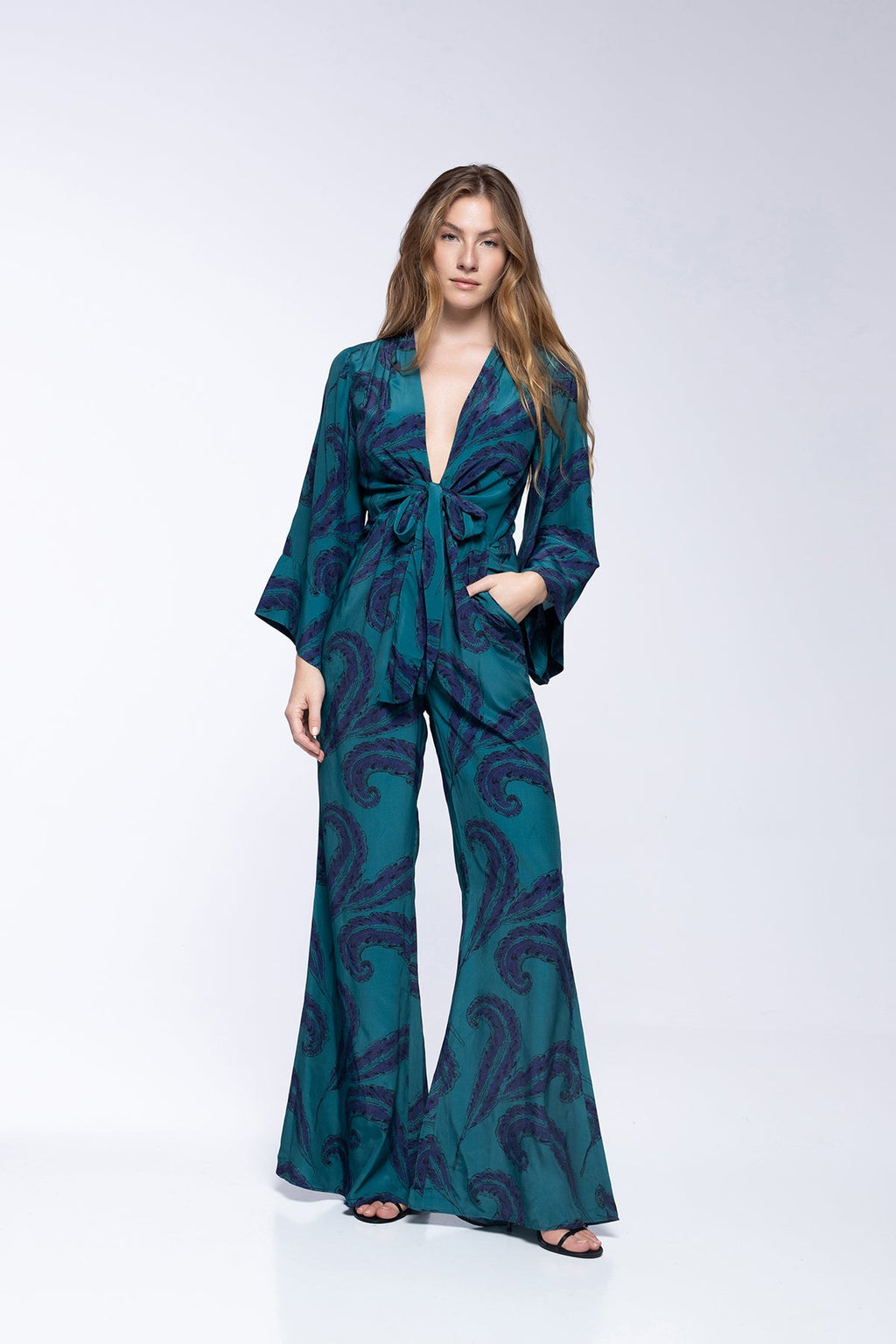Josephine Jumpsuit - Leaves