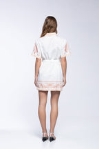 Vestido Alina - Ivory Palm Tree