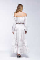 Top Joana - White Peacock