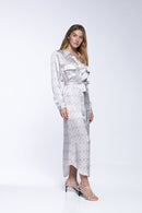 Robe Eloise - White Peacock