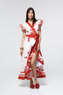 Robe Camille - Red Parrot