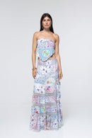 Jupe Thea - Paisley Floral Patch