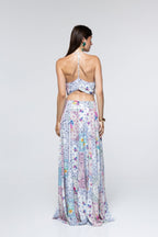 Top Kendall - Paisley Floral Patch