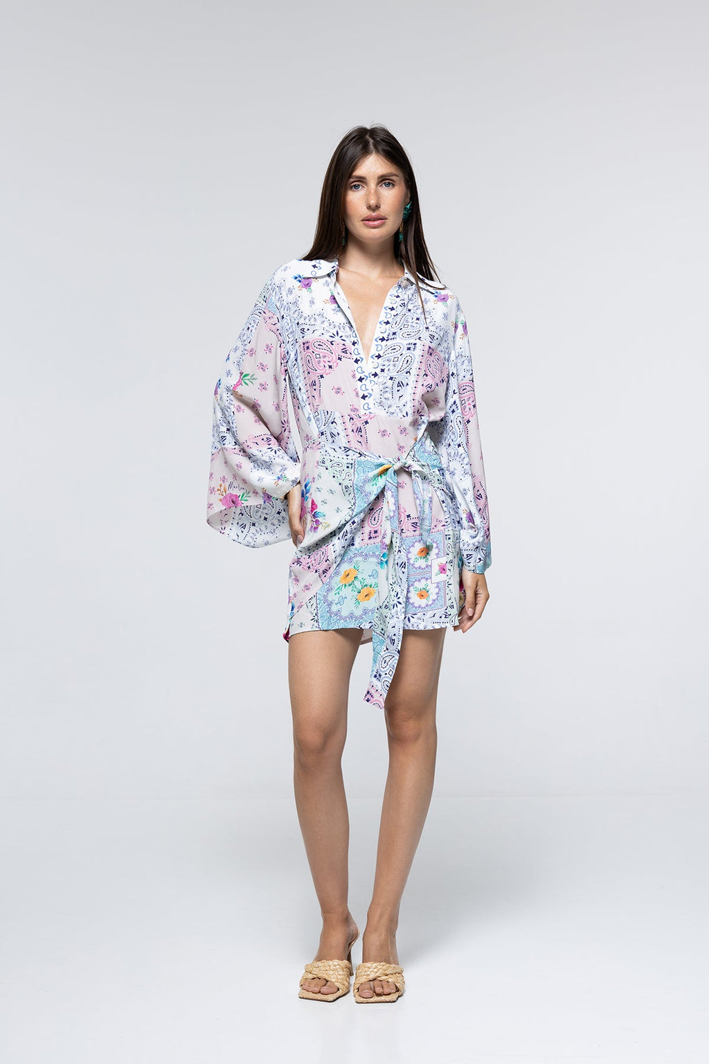 Robe Penelope - Paisley Floral Patch