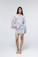 Robe Penelope - Paisley Floral Patch