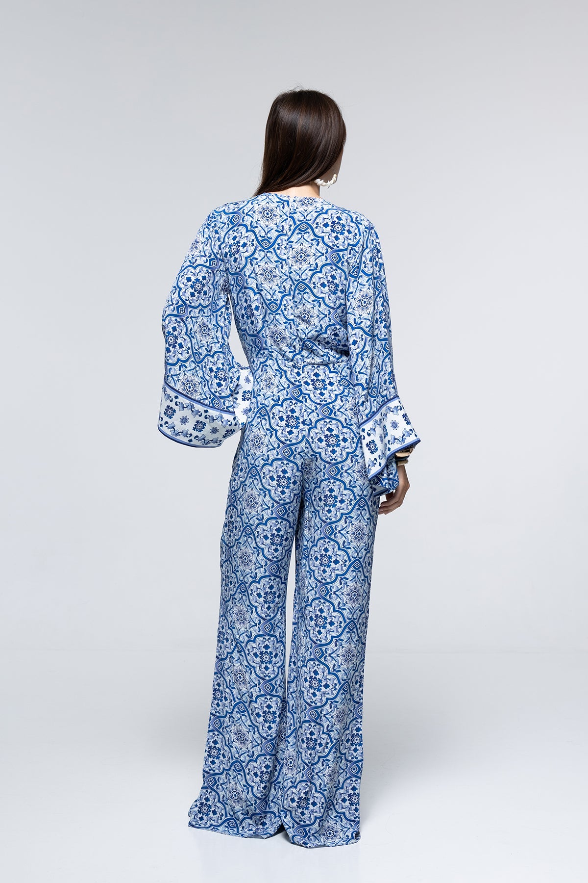Josephine Jumpsuit - Blue Tile