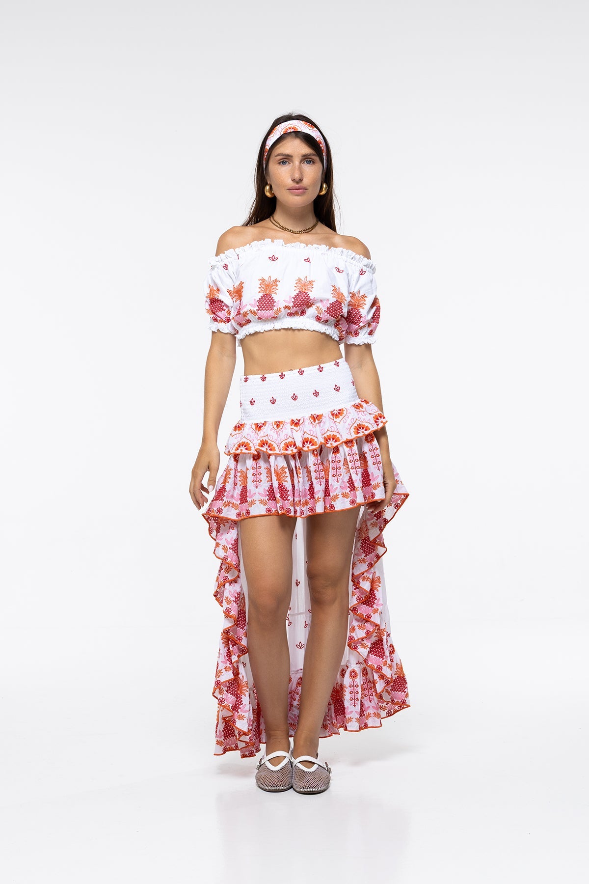 Jenna Top - Peach Pineapple